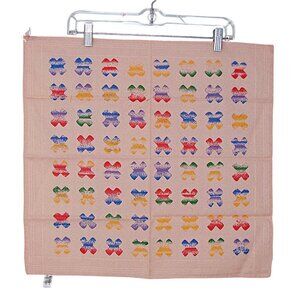 Vintage Morsly Square Scarf 20" Fashion Scarf Hair Accessory Purse Charm Scarves